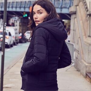 American Giant Blizzard Full Zip Jacket in Black Size Small Womens